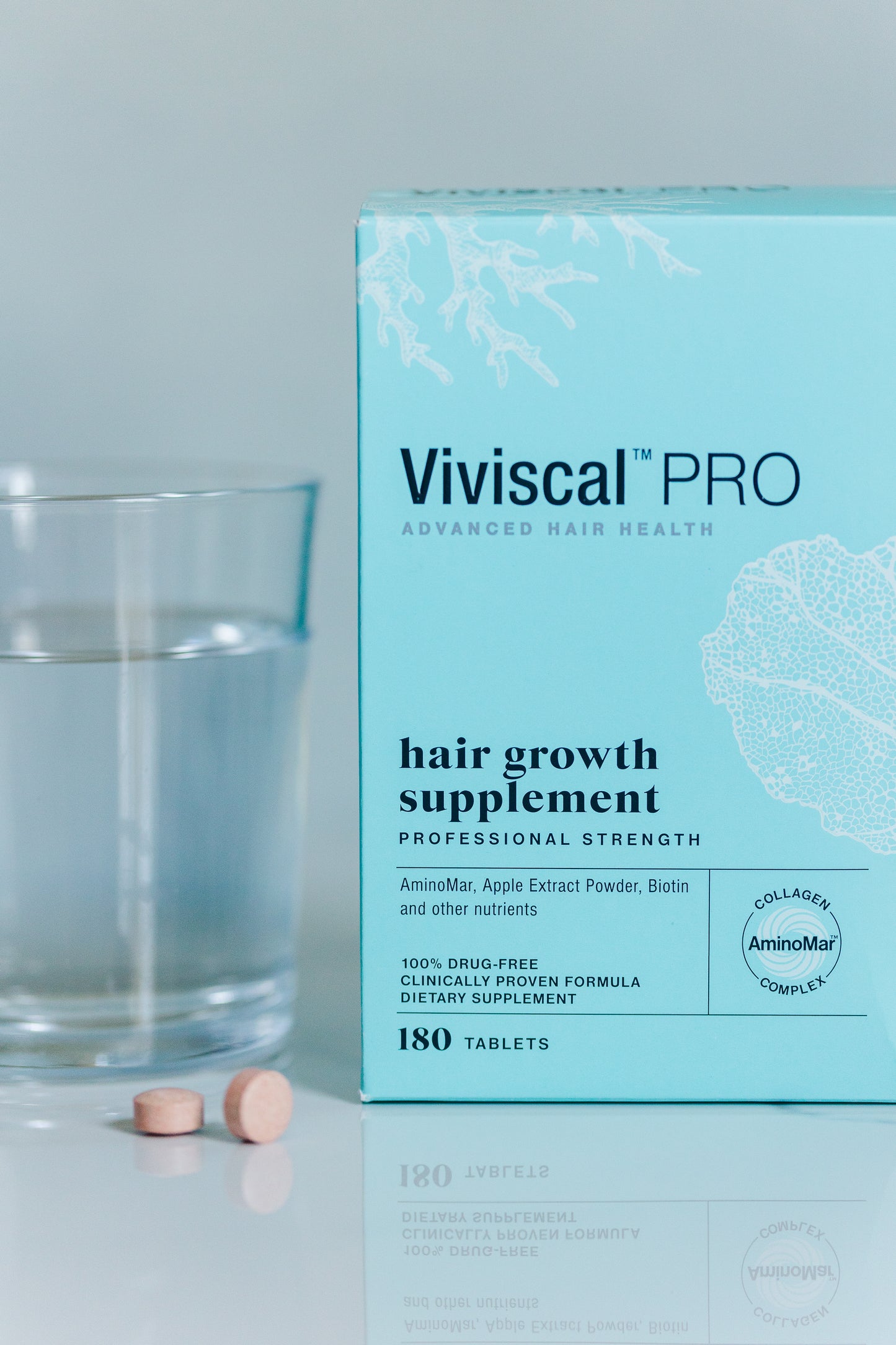 Viviscal PRO Hair Nutrition Formula Bundle - 180 Tablets with Dry Shampoo, Brush & Accessories